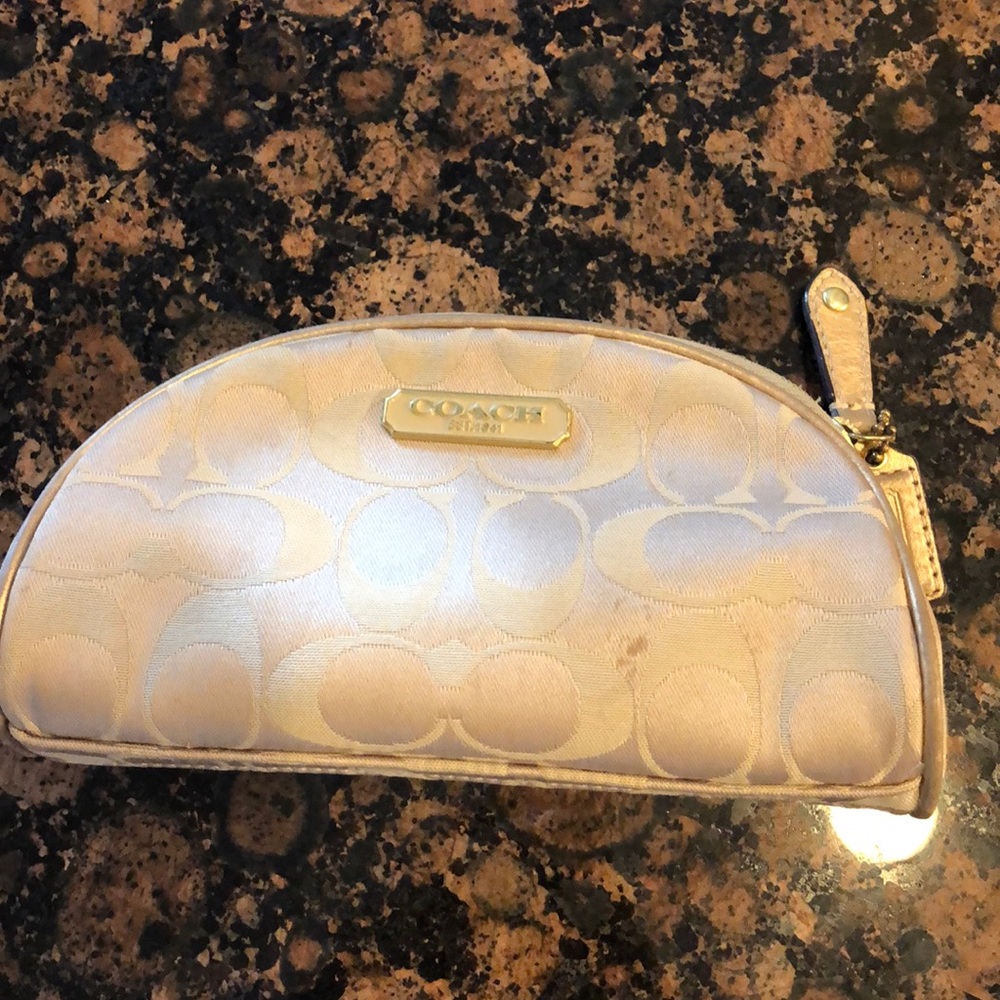 Coach makeup bag